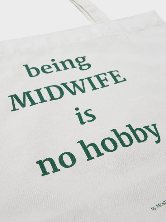 MORE MIDWIVES Canvas Bag und Hebammentasche / Text