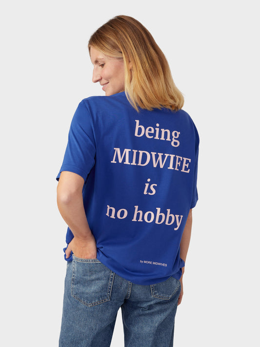 MORE MIDWIVES Hebammen T Shirt mit Print BEING MIDWIFE 1