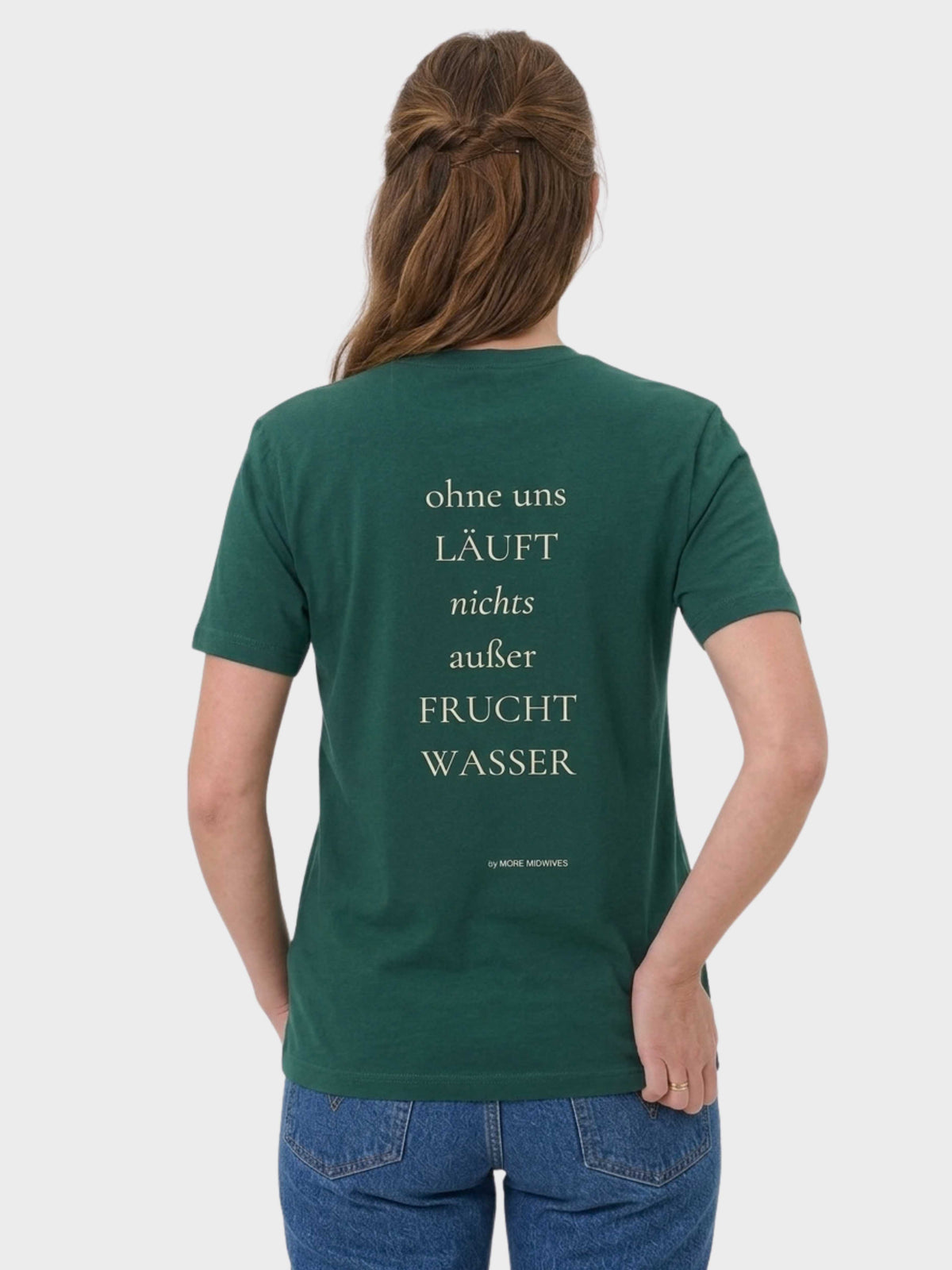 MORE MIDWIVES T-Shirt 'Fruchtwasser'