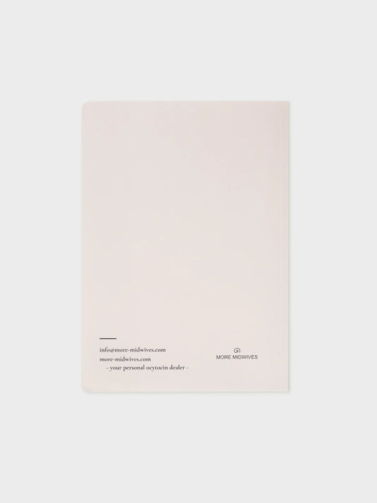 Hebammen Organizer und Notizbuch Rueckseite