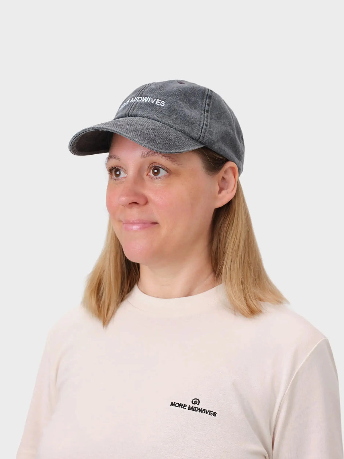 MORE MIDWIVES Cap Classic Schwarz