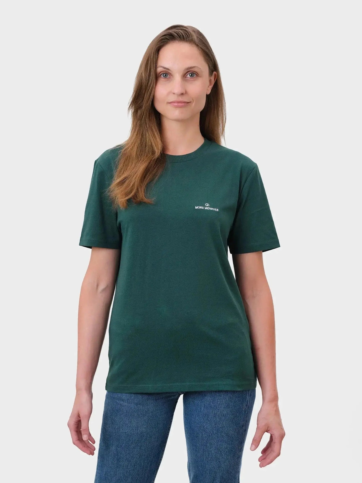 MORE MIDWIVES T-Shirt Classic grün