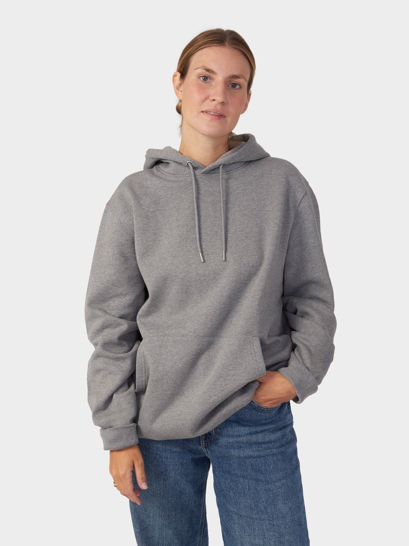 MORE MIDWIVES Hoodie grau front 2