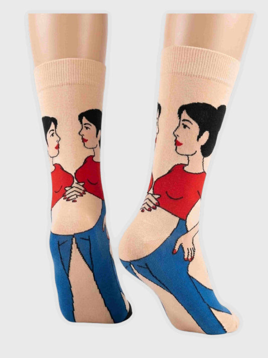 MORE MIDWIVES Socken Schwangere Frau