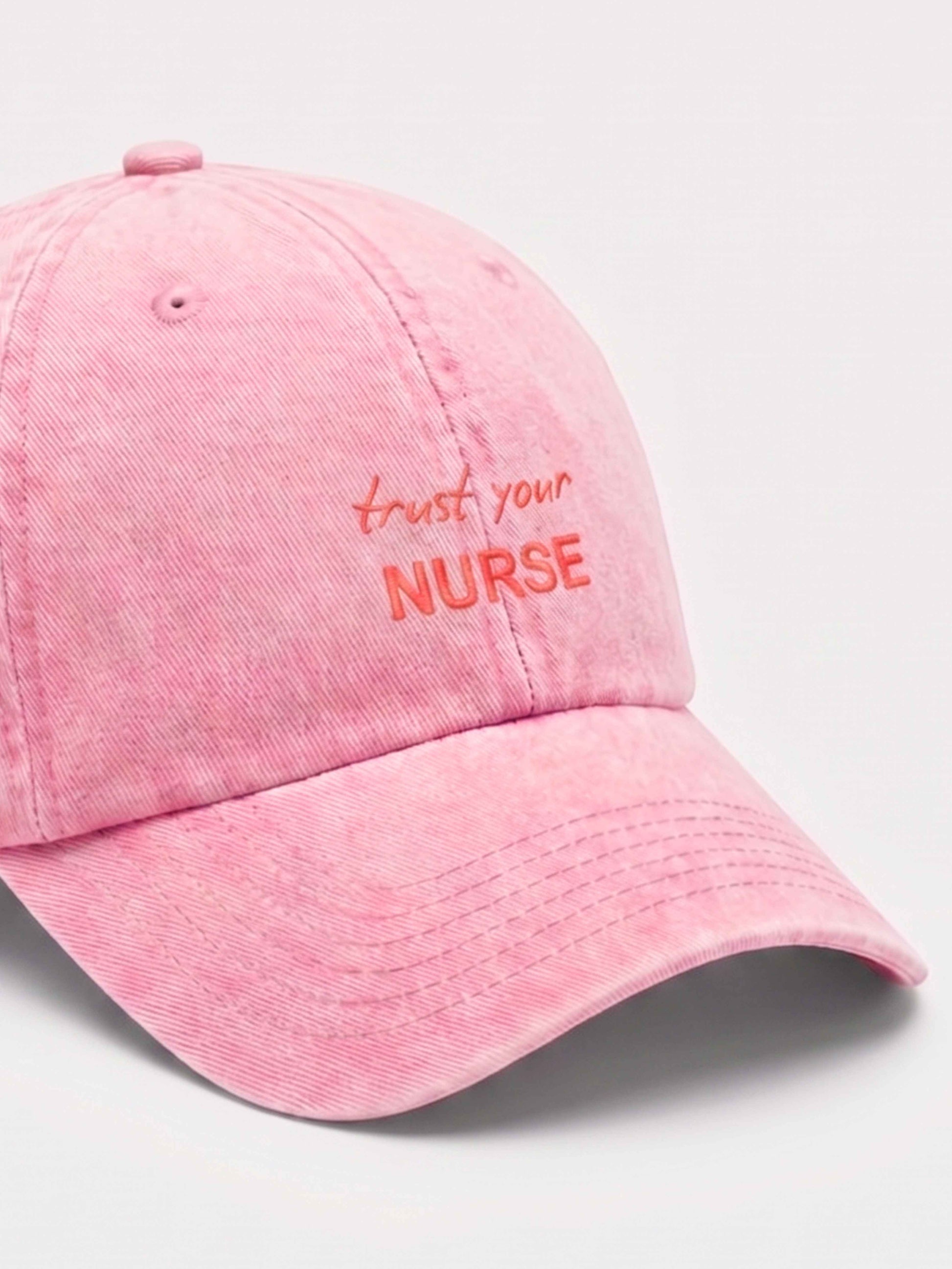 MORE MIDWIVES Nurse Cap Krankenschwester 100% Baumwolle Unisex Kappe Pflege Accessoire Geschenk 3
