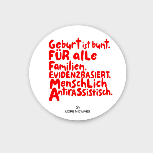 MORE MIDWIVES Sticker