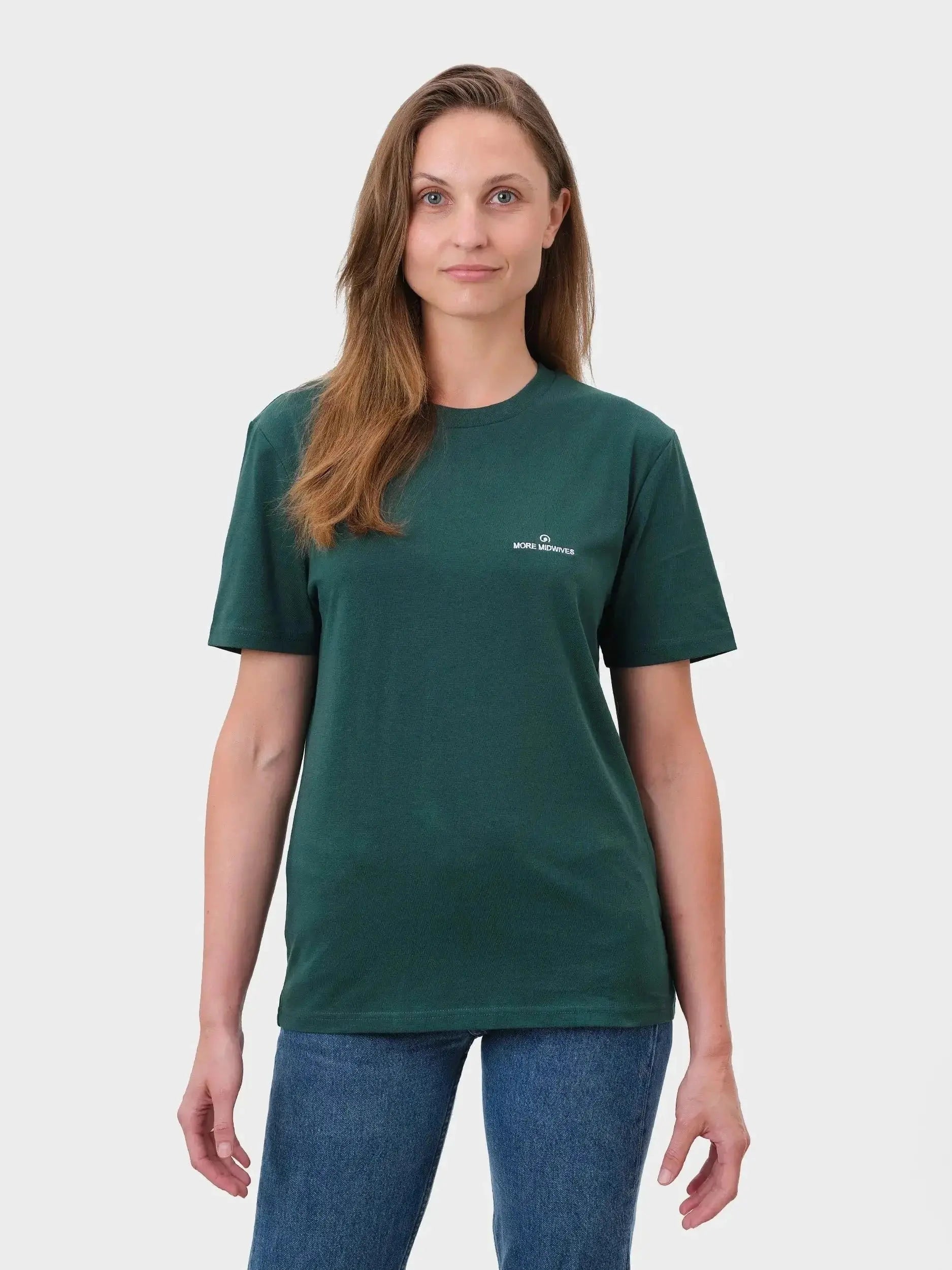MORE MIDWIVES T-Shirt Classic grün