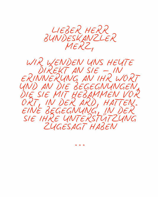 Schreiben an den Bundeskanzler